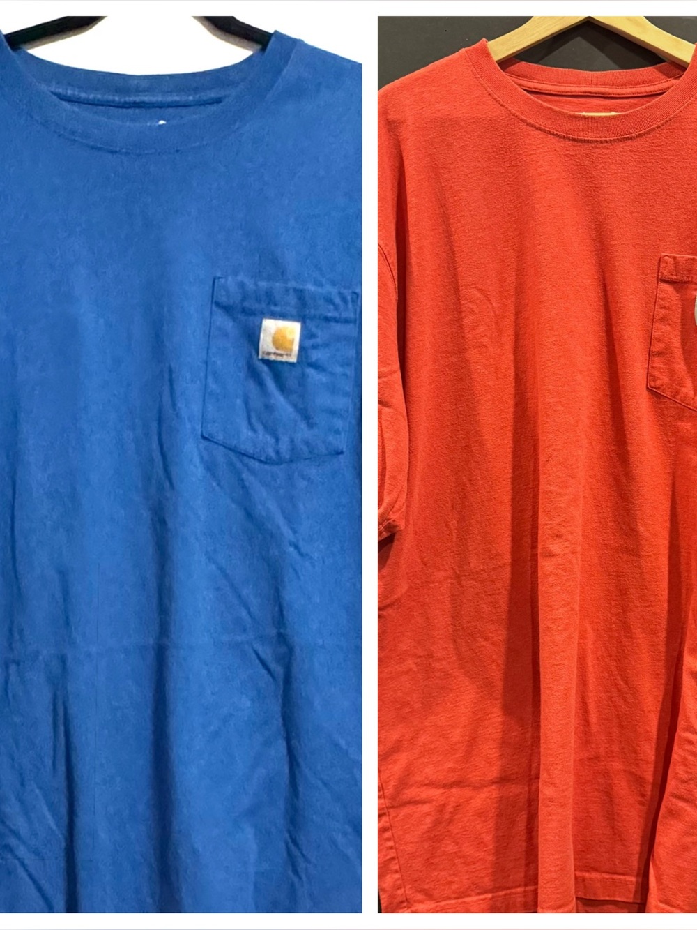 Carhartt Men's Blue Loose Fit T-Shirt 2XL + 1 FREE red Carhartt T 2XL 💙❤️